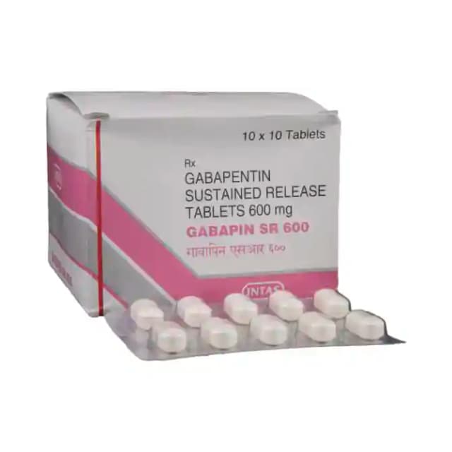 Gabapin SR 600 (10 tablets sr in 1 strip)