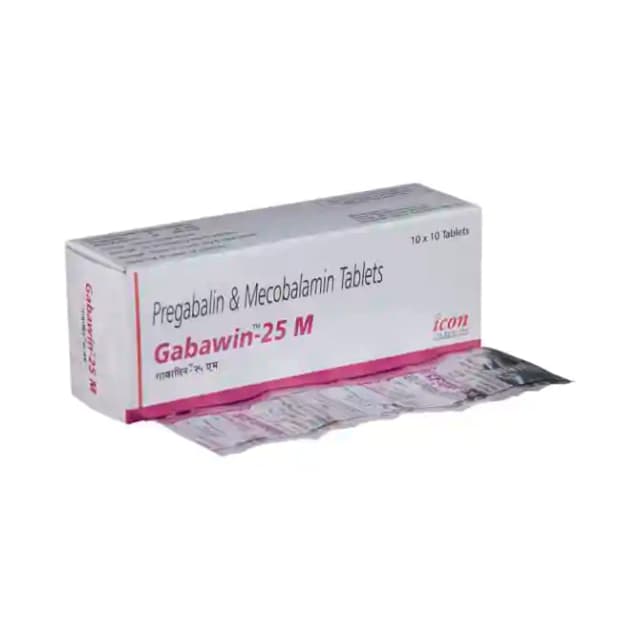 Gabawin 25 M (10 tablets in 1 strip)