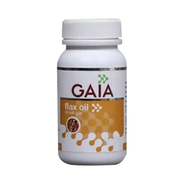 GAIA Flax Oil (1 Bottle of 60 capsules)