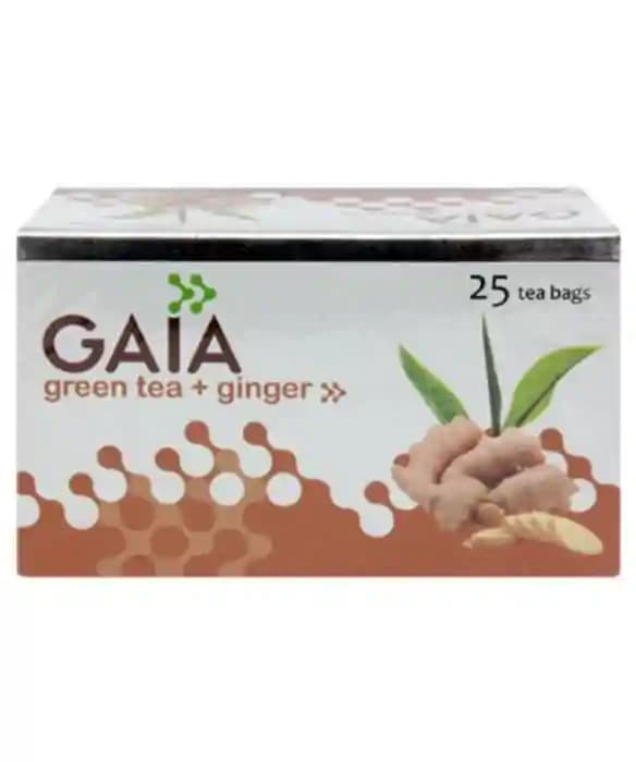 GAIA Green Tea with Ginger (1 Packet Of 25 tea bags)