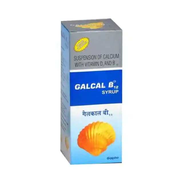 Galcal B12 Syrup (1 Bottle of 200 ml Syrup)