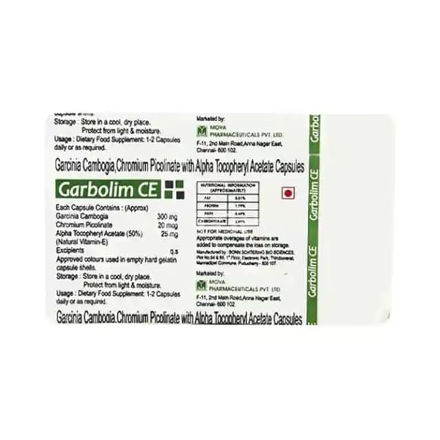 Garbolim CE (1 Strip Of 10 capsules)