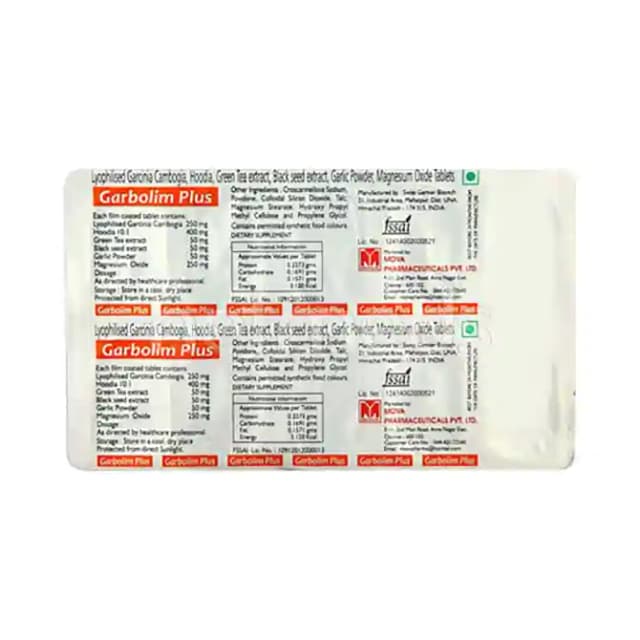 Garbolim Plus (1 Strip Of 10 tablets)