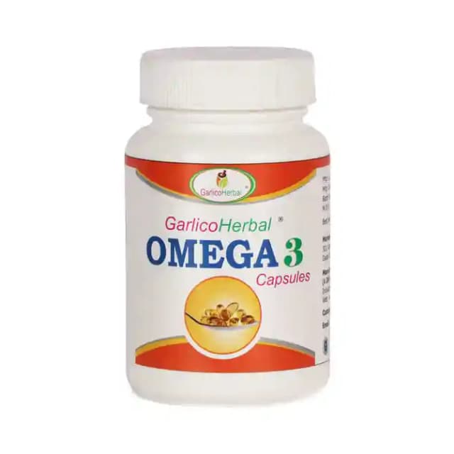 Garlico Herbal Omega 3 (1 Bottle of 60 capsules)