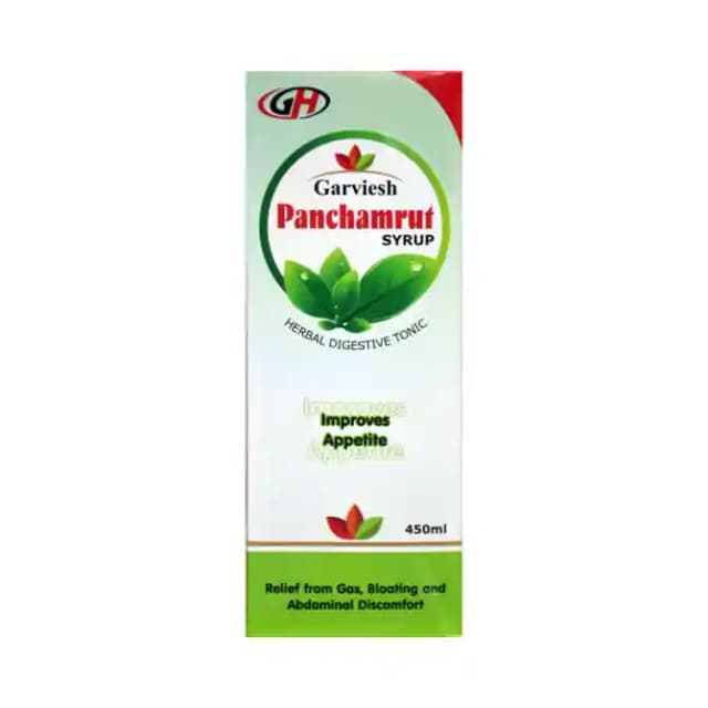 Garveish Panchamrut Syrup (1 Bottle of 450 ml Syrup)