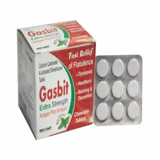 Gasbit (1 Strip Of 9 tablets)