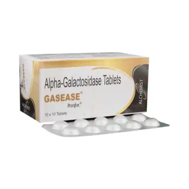 Gasease (1 Strip Of 10 tablets)