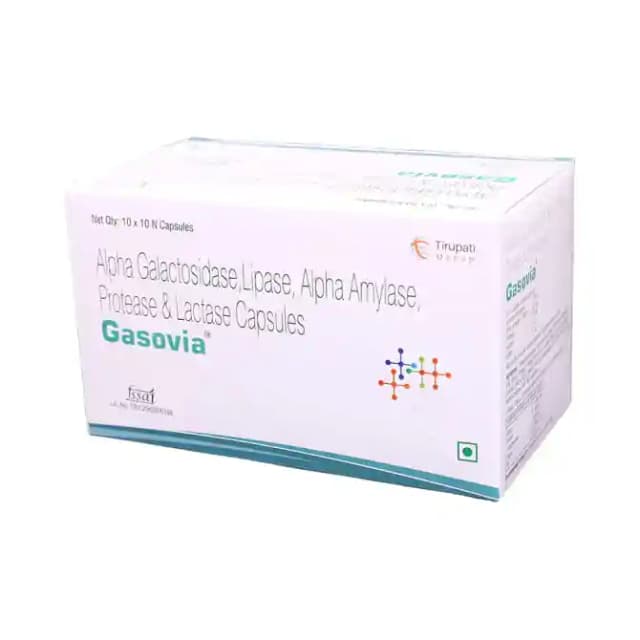 Gasovia (1 Strip Of 10 capsules)