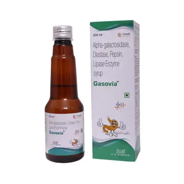 Gasovia Syrup (1 Bottle of 200 ml Syrup)