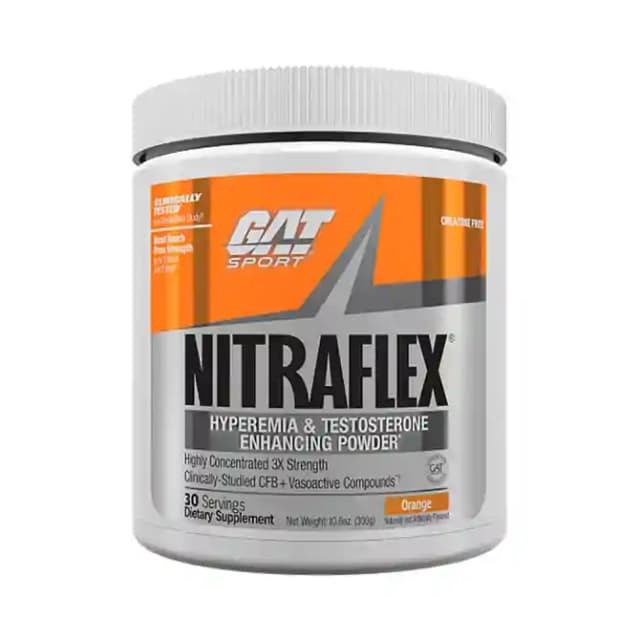 GAT Sport Nitraflex Powder Orange (1 Jar Of 300 gm Powder)