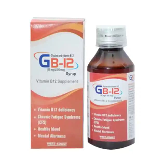 GB 12 Syrup (1 Bottle of 100 ml Syrup)