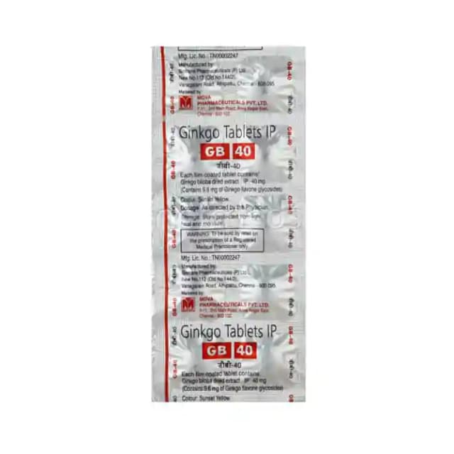 GB 40 (1 Strip Of 10 tablets)