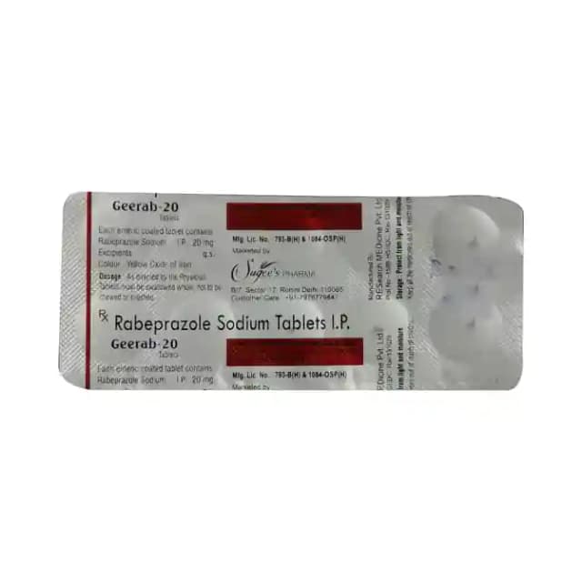 Geerab 20 (10 tablets in 1 strip)