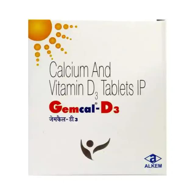 Gemcal D3 (15 tablets in 1 strip)