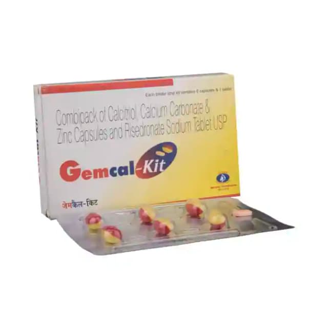 Gemcal Kit (6 Cap + 1 Tab in 1 Kit)