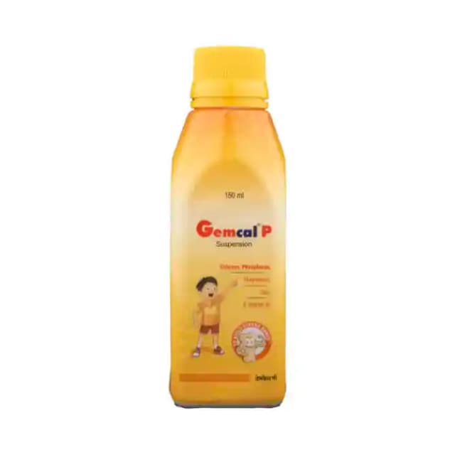 Gemcal P Suspension (1 Bottle of 150 ml Oral Suspension)