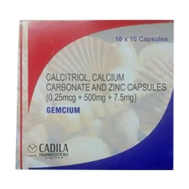 Gemcium (1 Strip Of 10 capsules)