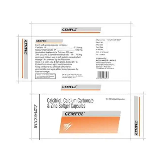 Gemful (1 Strip Of 15 capsules)