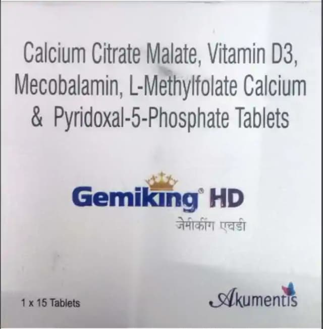 Gemiking HD (1 Strip Of 15 tablets)