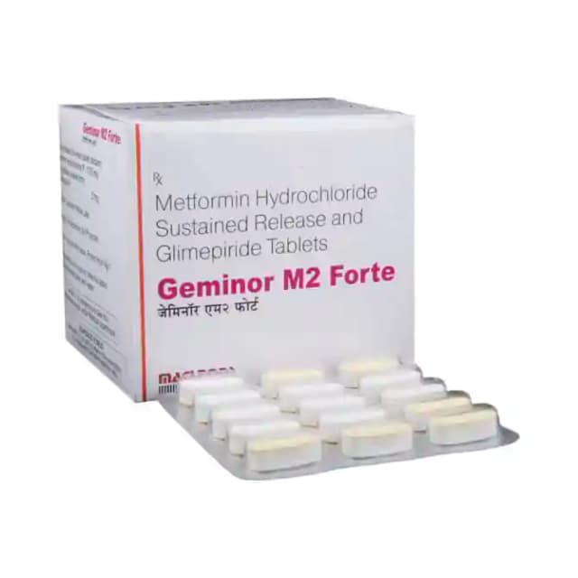 Geminor M2 Forte PR (15 tablets pr in 1 strip)