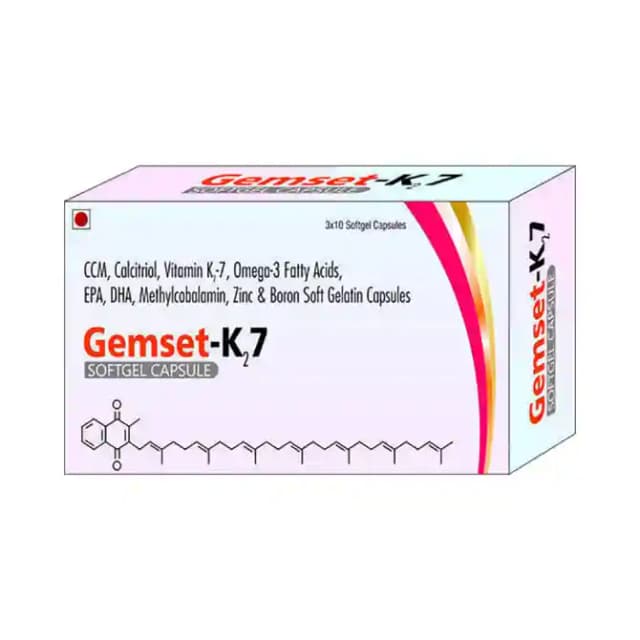 Gemset K27 Soft Gelatin (1 Strip Of 10 soft gelatin capsules)