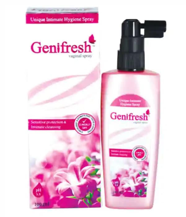 Genifresh Vaginal Spray (1 Bottle of 100 ml Spray)