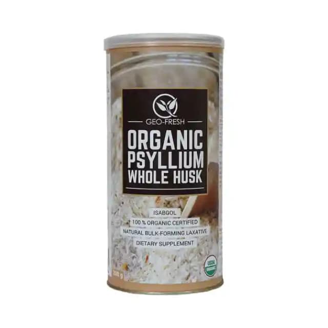 Geo Fresh Organic Psyllium Whole Husk (1 Bottle of 200 gm Powder)