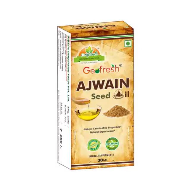 Geofresh Ajwain Seed Oil Drop (1 Bottle of 30 ml Oil)