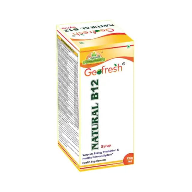 Geofresh Natural B12 Syrup (1 Bottle of 200 ml Syrup)