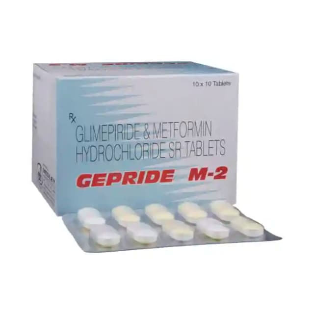 Gepride M2 SR (10 tablets sr in 1 strip)