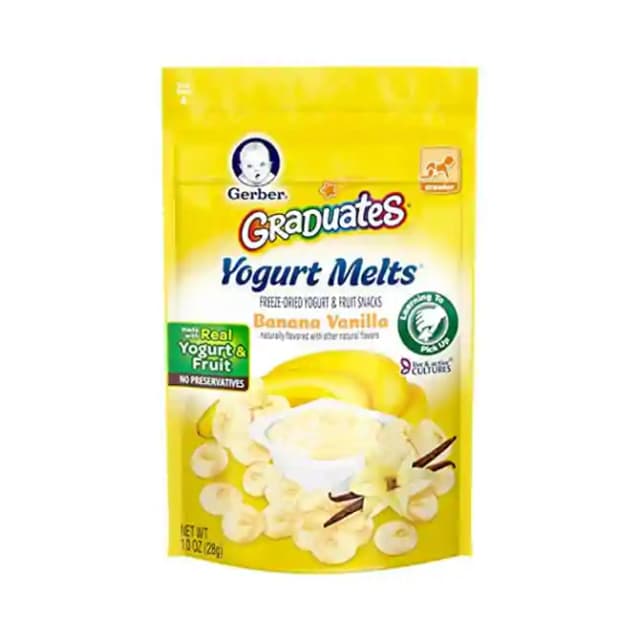 Gerber Yogurt Melts Banana Vanilla (1 Packet Of 28 gm Liquid)