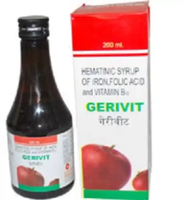 Gerivit Syrup (1 Bottle of 200 ml Syrup)