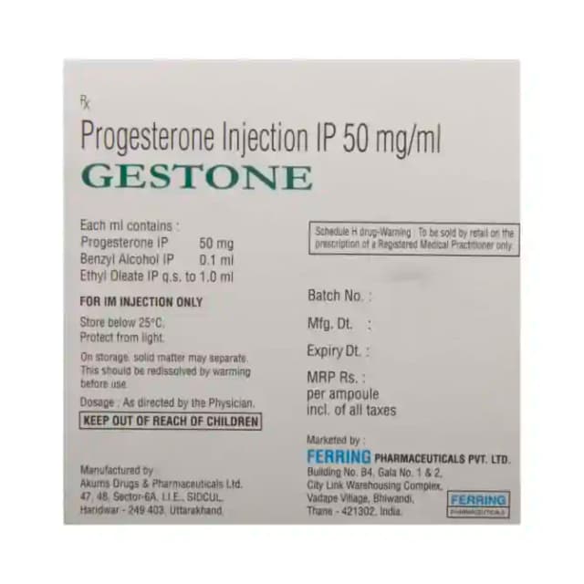 Gestone Injection (1 ml in 1 ampoule)
