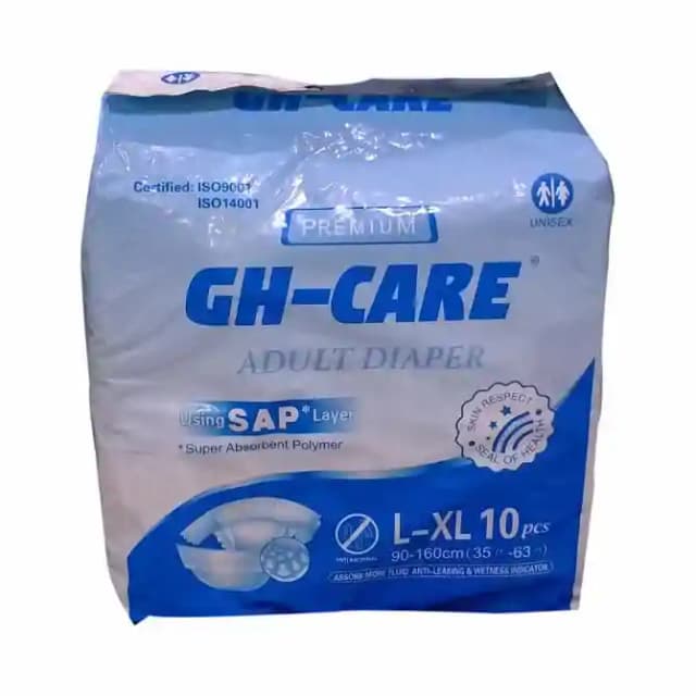 GH CARE Adult Diaper L XL (1 Packet Of 10 pieces)