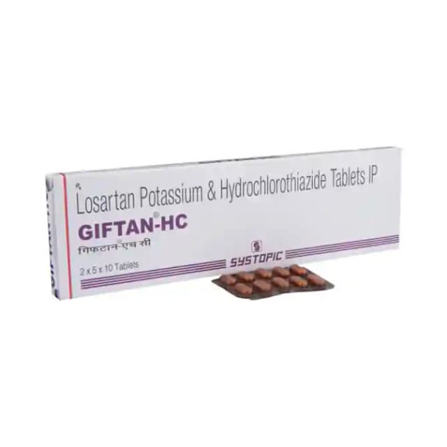 Giftan HC (10 tablets in 1 strip)
