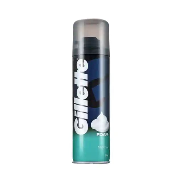 Gillette Foam Menthol (1 Pump Bottle of 196 gm Foam)