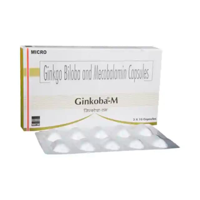 Ginkoba M (1 Strip Of 10 capsules)