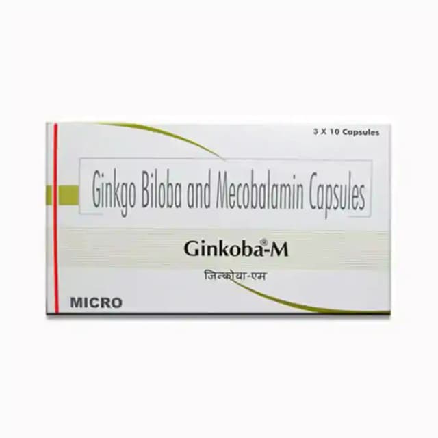 Ginkomat M (1 Strip Of 10 capsules)