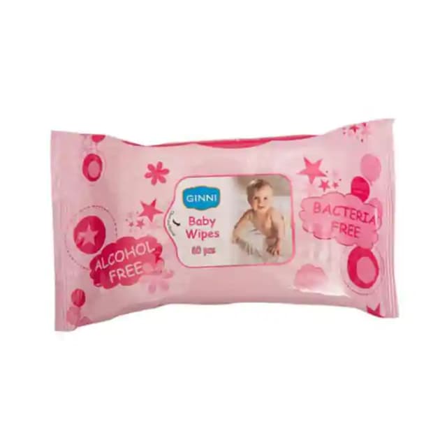 Ginni Baby Wipes (1 Packet Of 60 wipes)
