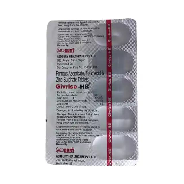 Givrise HB (1 Strip Of 10 tablets)
