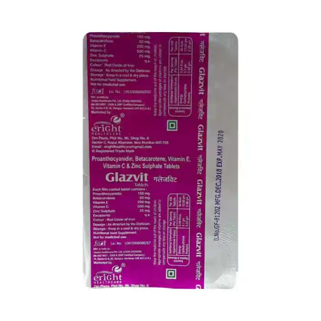 Glazvit (1 Strip Of 10 tablets)
