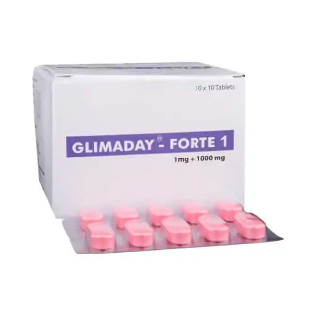 Glimaday Forte 1 PR (10 tablets pr in 1 strip)