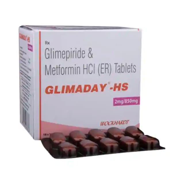 Glimaday HS ER (10 tablets er in 1 strip)