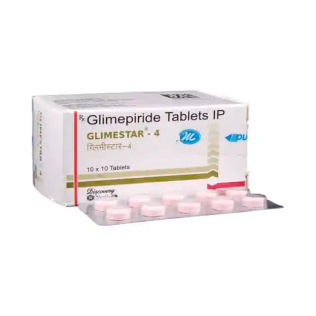Glimestar 4 (10 tablets in 1 strip)