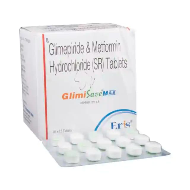 Glimisave M 0.5 SR (15 tablets sr in 1 strip)