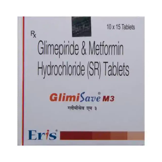 Glimisave M 3 SR (15 tablets sr in 1 strip)