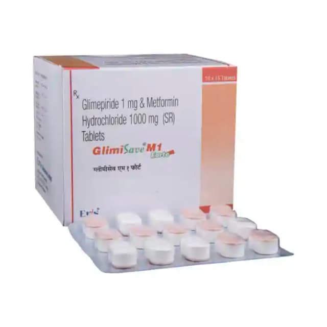 Glimisave M1 Forte SR (15 tablets sr in 1 strip)