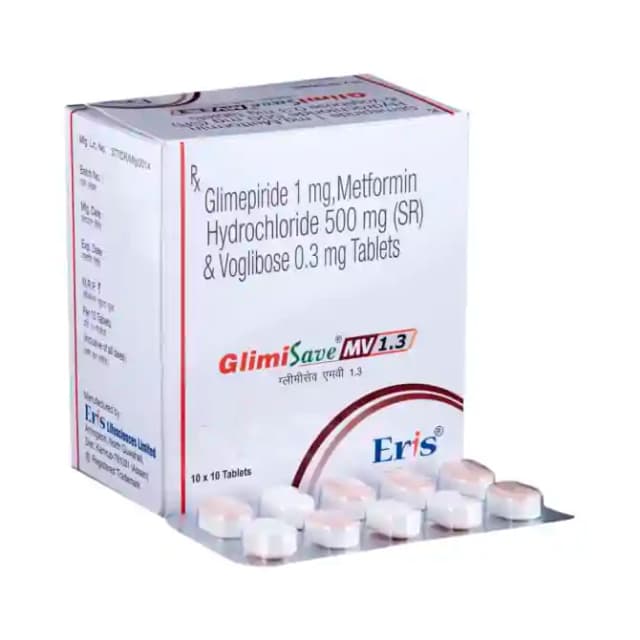 Glimisave MV 1.3 SR (10 tablets sr in 1 strip)