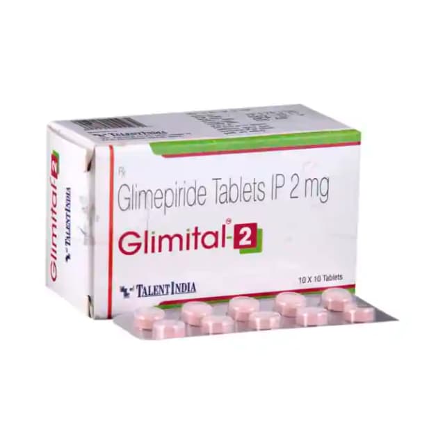 Glimital 2 (10 tablets in 1 strip)