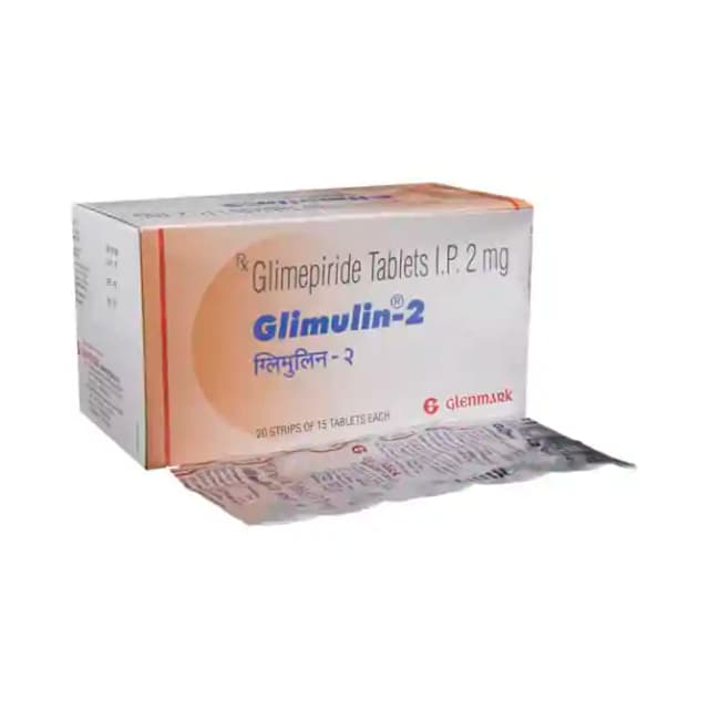 Glimulin 2 (15 tablets in 1 strip)